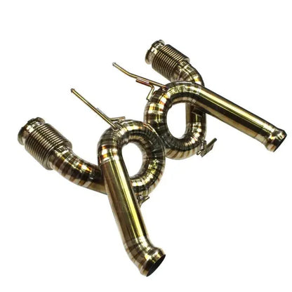 McLaren 720S - Titanium Gold X Pipe Exhaust System