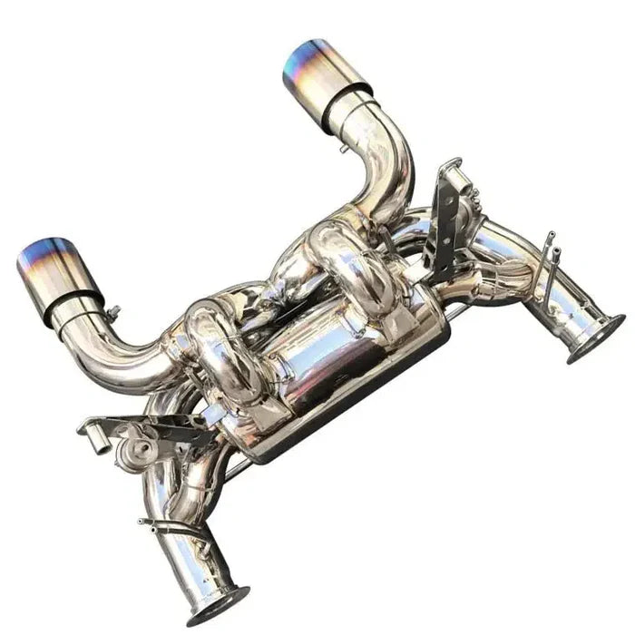 Lamborghini Aventador SVJ/Ultimae - Titanium Equal-Length Valved Exhaust System with Muffler