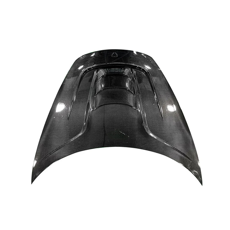 Porsche 718 Cayman / Boxster (2017–2024) - Dry Carbon Fiber Vented Engine Hood Bonnet