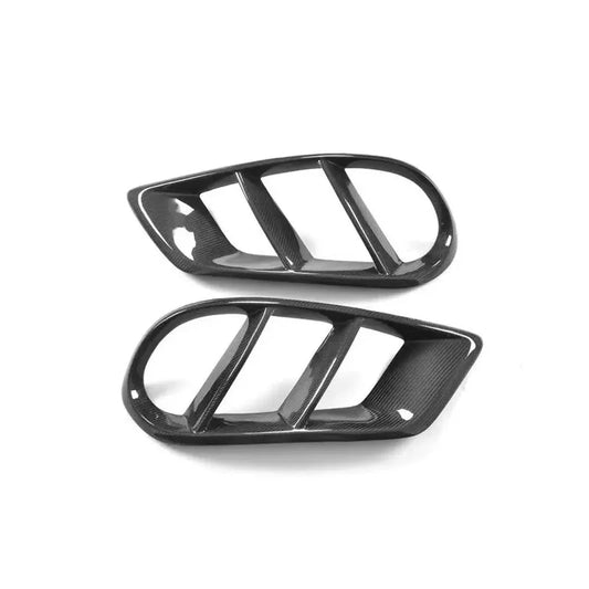 Mercedes W205 C-Class (2015–2018) – Carbon Fiber Front Air Vent Trim