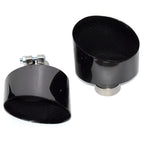 Audi - Gloss Black Oval Exhaust Tip Upgrade