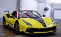 Ferrari 488 GTB 2015-2018 - M Style Carbon Fiber Aerodynamic Full Body Kit