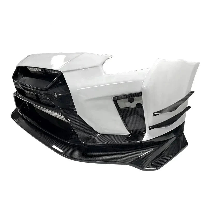 Nissan GT-R R35 - VRS Style Carbon Fiber Front Bumper w/ Front Lip