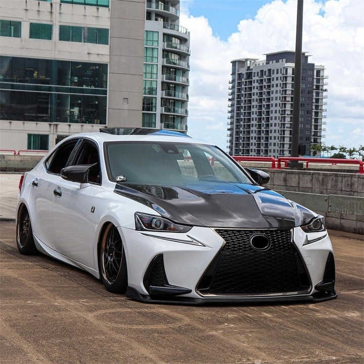 Lexus IS Series (2014–2020) - RCF Style Carbon Fiber Vented Hood