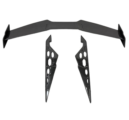 Lamborghini Revuelto – DK Style Carbon Fiber Rear Engine Plate & Wing