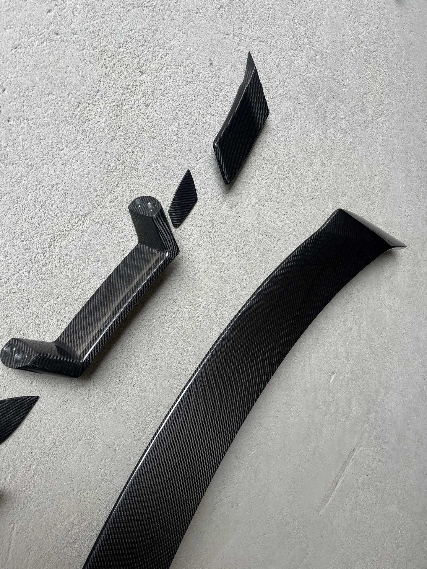 Ford Mustang S650 (2024+) - Dark Horse Style Carbon Fiber Rear Wing Spoiler