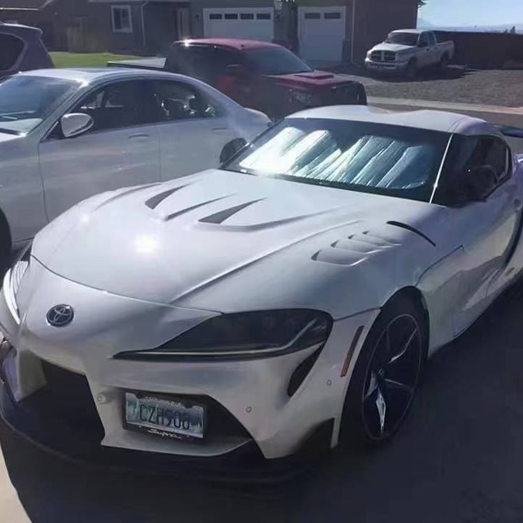 Toyota A90 GR Supra - VR Style Carbon Fiber Front Hood