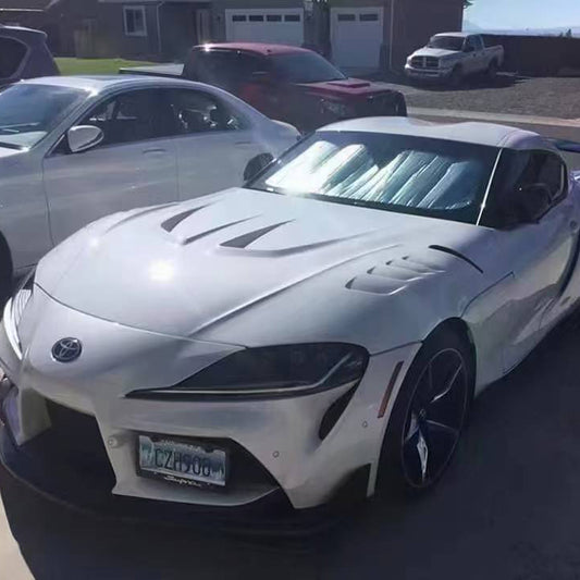 Toyota A90 GR Supra - VR Style Carbon Fiber Front Hood
