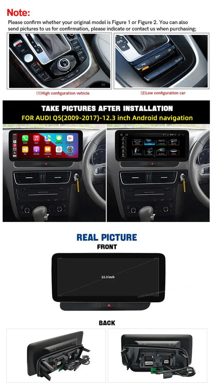 Audi Q5 (2009–2017) – Apple CarPlay Screen Upgrade