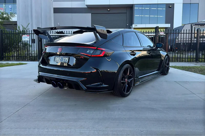 Honda Civic FL5 Type R – Prepreg Carbon Fiber AD-Style Rear Wing