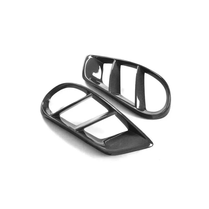 Mercedes W205 C-Class (2015–2018) – Carbon Fiber Front Air Vent Trim
