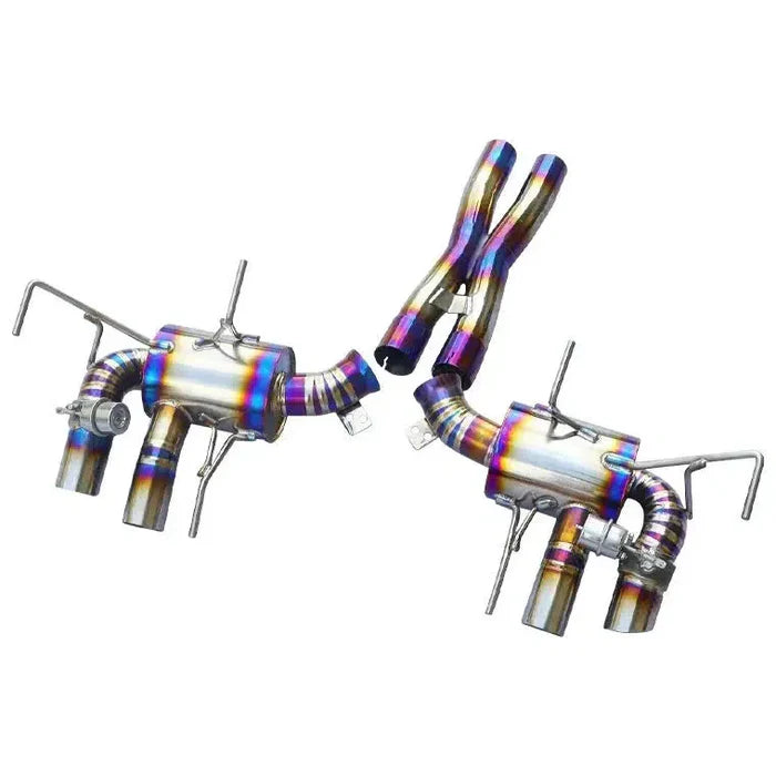 Ferrari F12 – Titanium Valved Cat-Back Exhaust System with Muffler