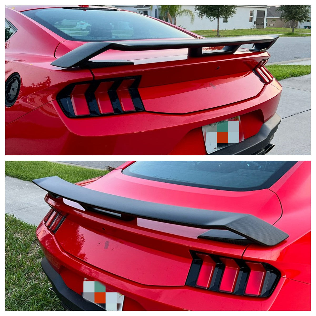Ford Mustang 2024 – GT Style Carbon Fiber Rear Trunk Spoiler
