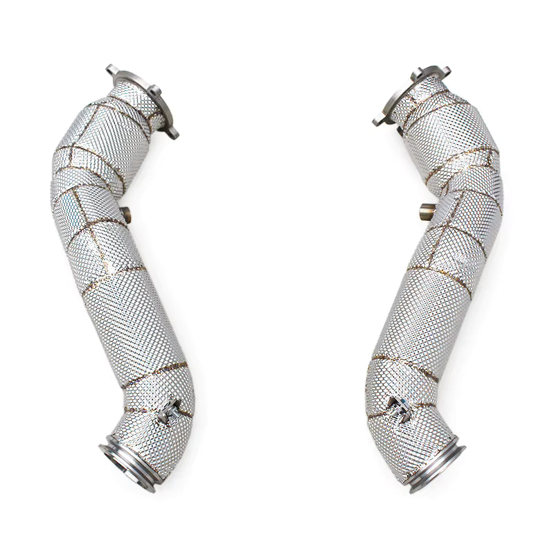McLaren 720S / 750S / 765LT - Downpipes with Integrated Heat Shields