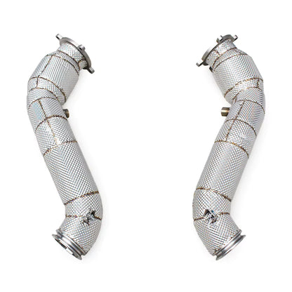 McLaren 720S / 750S / 765LT - Downpipes with Integrated Heat Shields