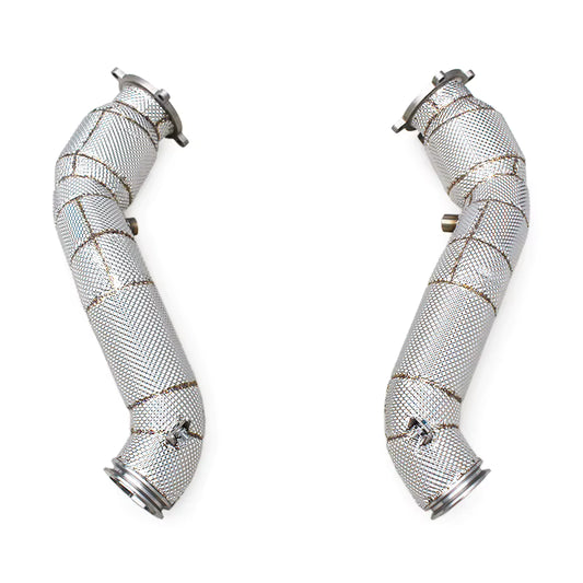 McLaren 720S / 750S / 765LT - Downpipes with Integrated Heat Shields