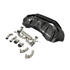 Lamborghini Huracán LP610/LP580/EVO - Tecnica Style Carbon Fiber Rear Bumper with Exhaust