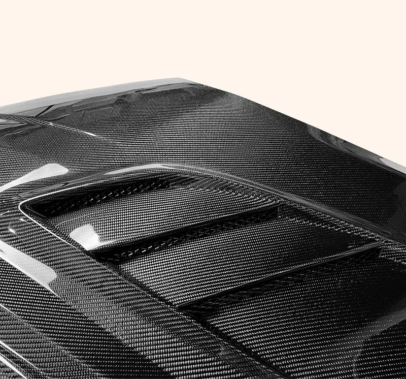 Toyota Camry XV80 (2024+) – Carbon Fiber Vented Front Hood Bonnet w/ Transparent Window