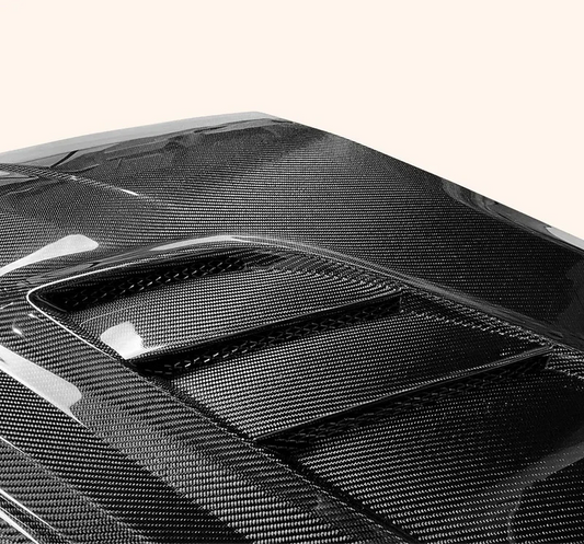 Toyota Camry XV80 (2024+) – Carbon Fiber Vented Front Hood Bonnet w/ Transparent Window