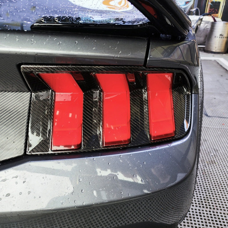 Ford Mustang S650 (2024+) - Real Carbon Fiber Rear Taillight Outer Light Covers