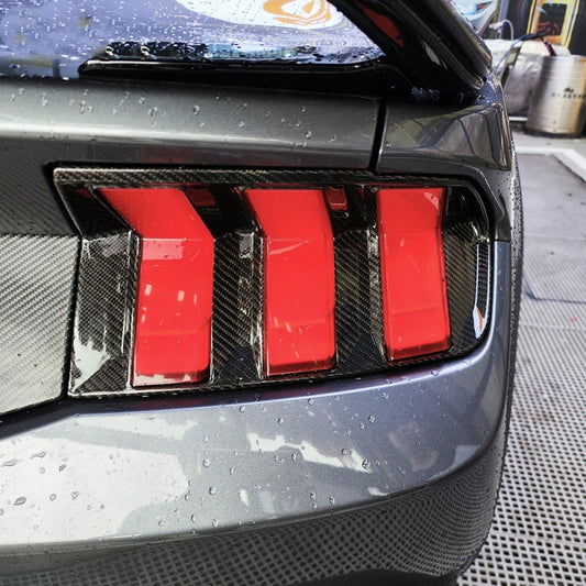 Ford Mustang S650 (2024+) - Real Carbon Fiber Rear Taillight Outer Light Covers