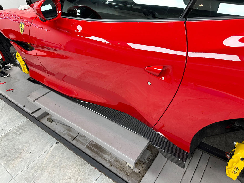 Ferrari Portofino M – M-Style Carbon Fiber Side Skirts / Side Panels
