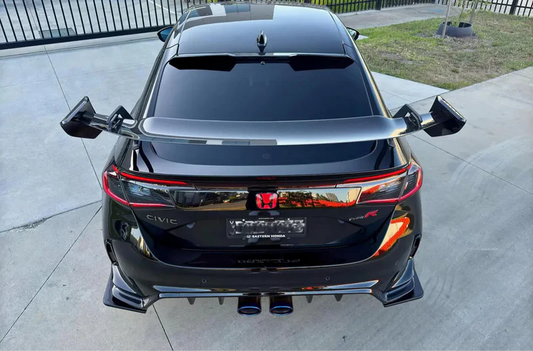 Honda Civic FL5 Type R – Prepreg Carbon Fiber AD-Style Rear Wing
