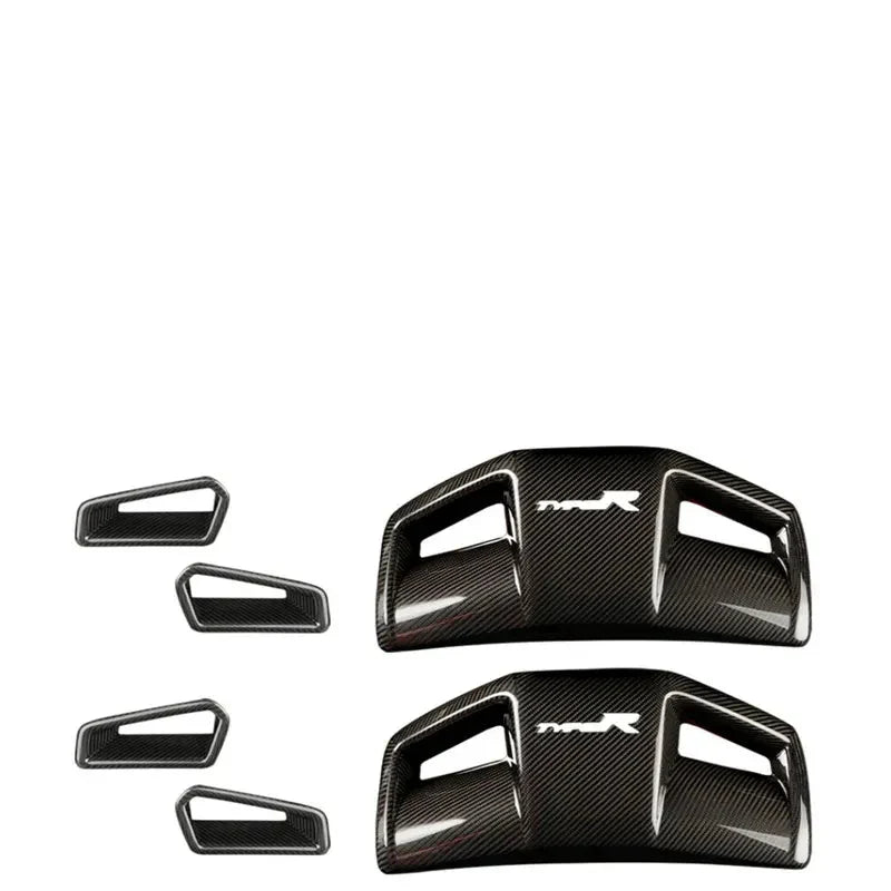 Honda Civic FL5 Type-R - Prepreg Carbon Fiber Seatback Cover Trim