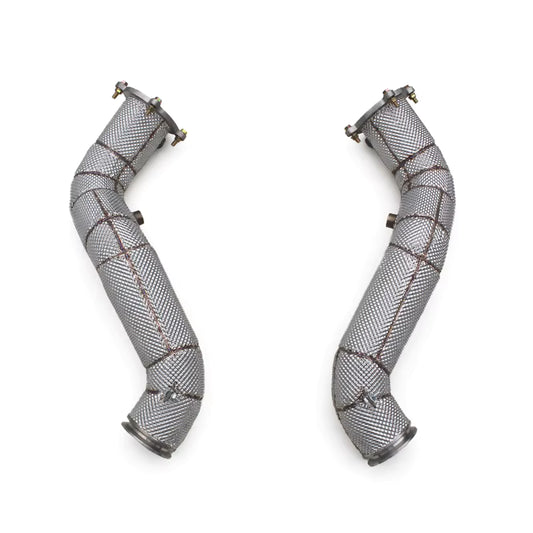 McLaren 720S / 750S / 765LT - Downpipes with Integrated Heat Shields