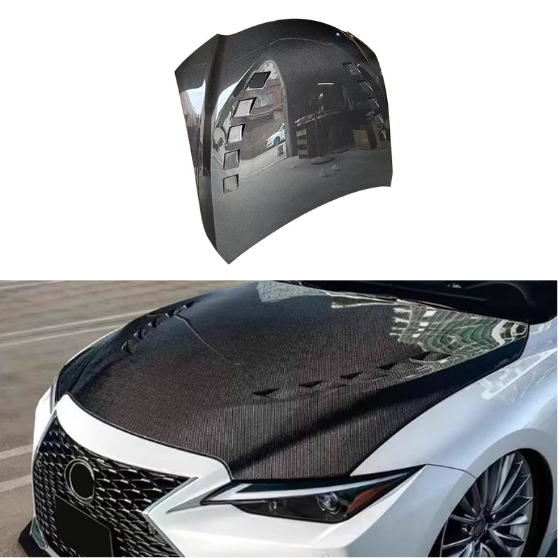 Lexus IS Series (2021–2025) - Carbon Fiber Vented Hood