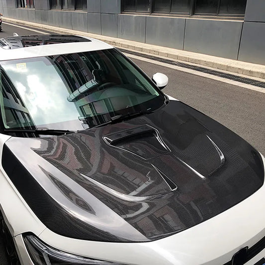 Honda Civic 11th Gen (2022+) – V2 Carbon Fiber Vented Hood