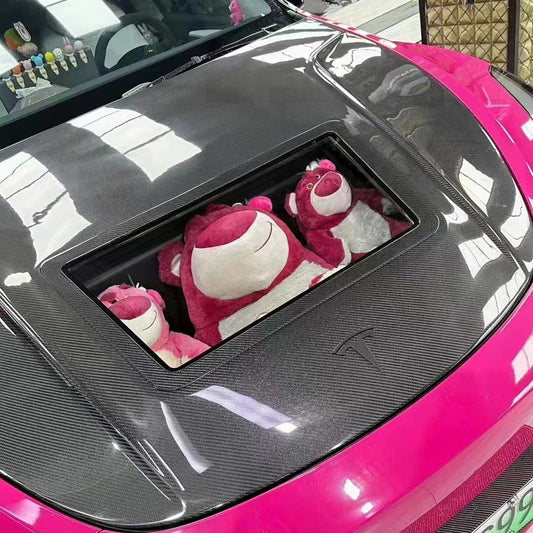 Tesla Model 3 – Carbon Fiber Hood with Window