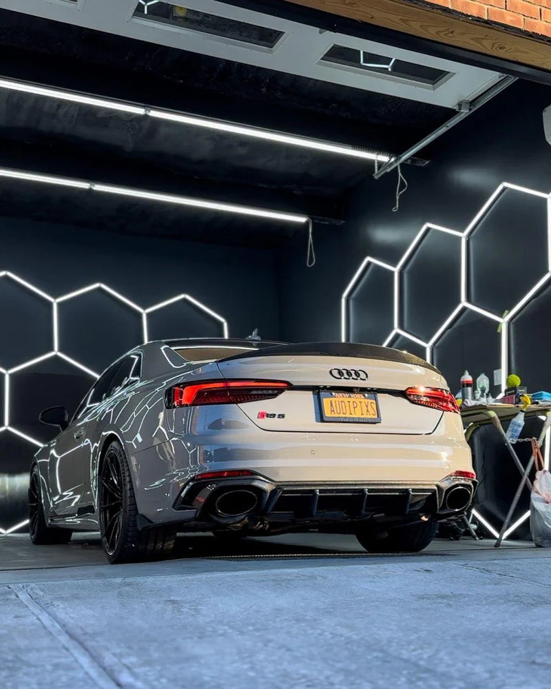 Audi A5, S5 & RS5 B9/B9.5 Coupe & Sportback (2017-2024) - High Kick Carbon Fiber Trunk Spoiler