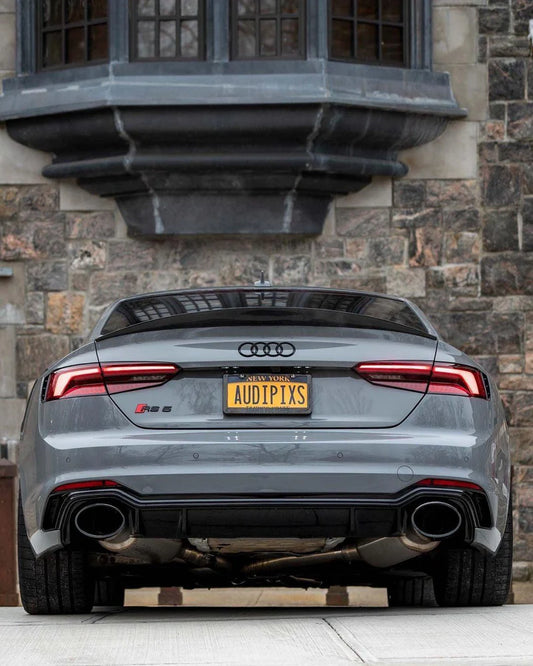 Audi A5, S5 & RS5 B9/B9.5 Coupe & Sportback (2017-2024) - High Kick Carbon Fiber Trunk Spoiler