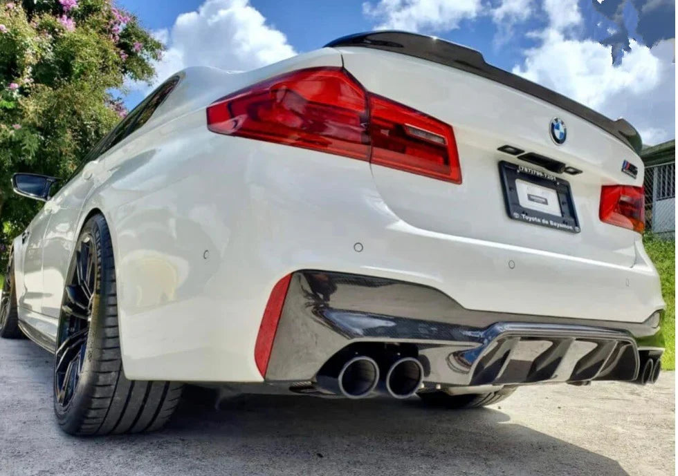 BMW F90 M5 & G30 5 Series - CS Style Carbon Fiber Trunk Spoiler