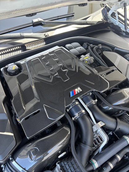 BMW F90 M5 & F91 / F92 / F93 M8 - OEM Style Carbon Fiber Engine Cover