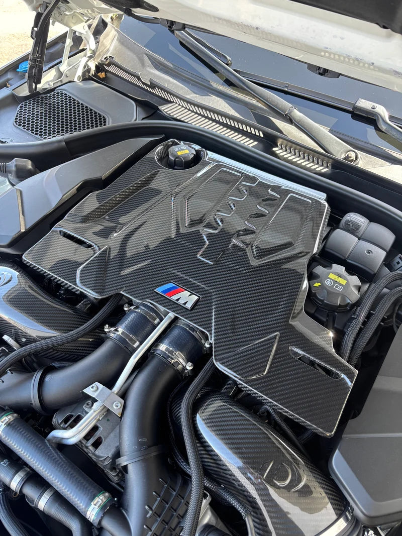 BMW F90 M5 & F91 / F92 / F93 M8 - OEM Style Carbon Fiber Engine Cover