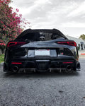 Toyota A90 Supra – V Style Carbon Fiber Rear Diffuser