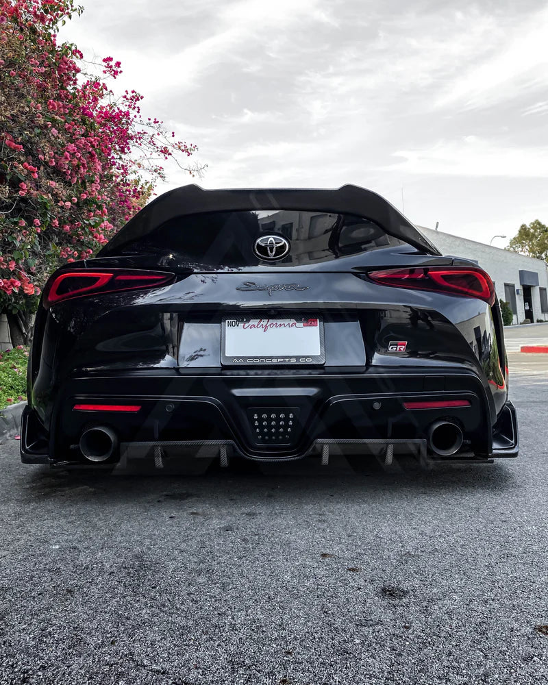Toyota A90 Supra – V Style Carbon Fiber Rear Diffuser