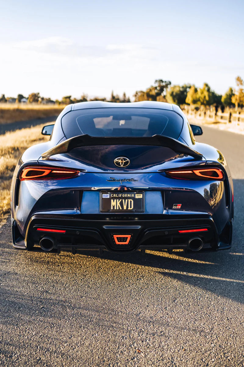 Toyota A90 GR Supra - K Style Carbon Fiber Rear Diffuser