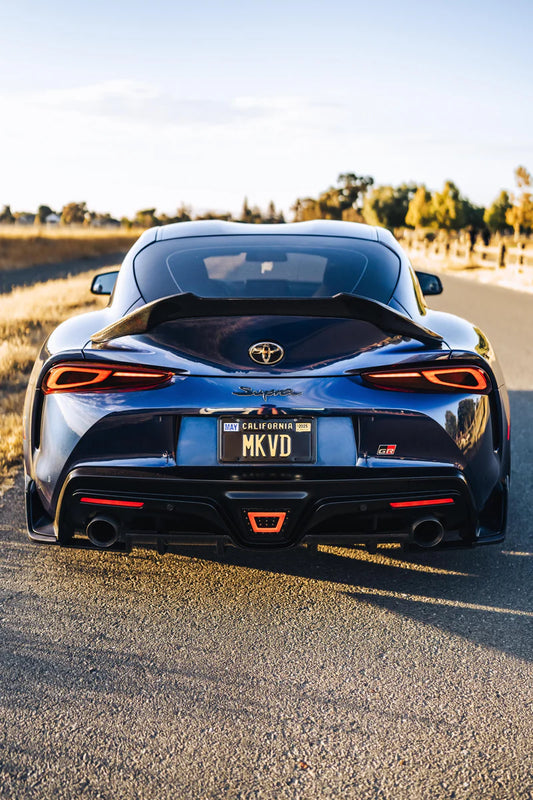 Toyota A90 GR Supra - K Style Carbon Fiber Rear Diffuser