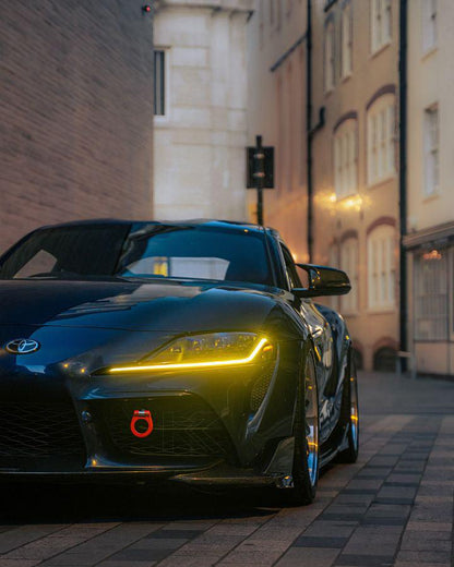 Toyota A90 GR Supra - CSL Yellow Style Headlight DRL Module Set