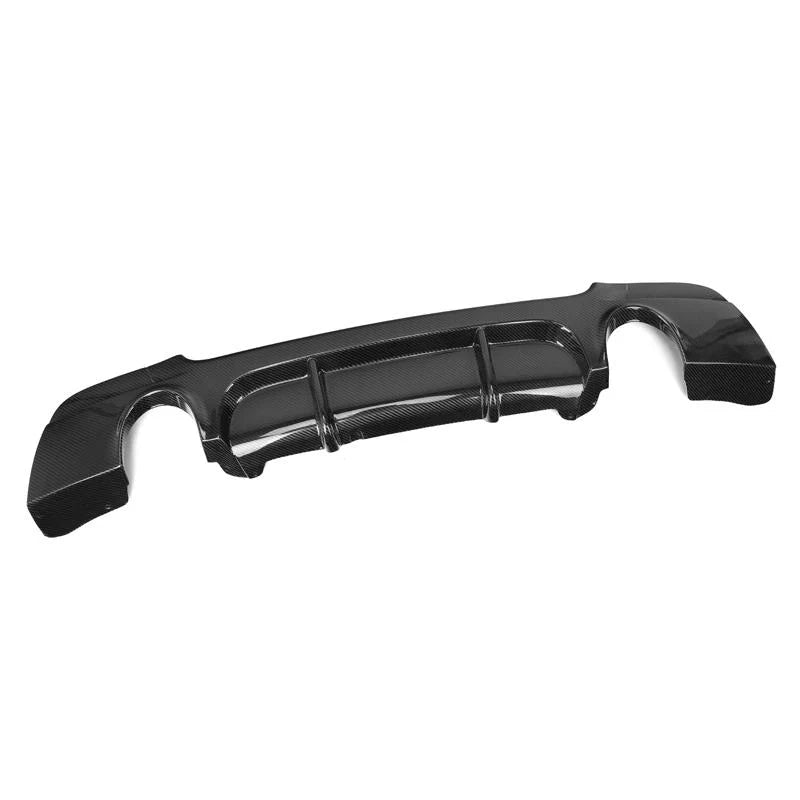 BMW E92 / E93 3 Series -  M Tech Carbon Fiber Rear Diffuser w/ Dual Exhaust