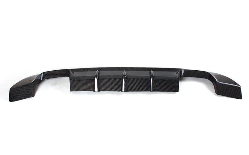 BMW E92 / E93 3 Series - M Tech Carbon Fiber Rear Diffuser w/ Quad Exhaust