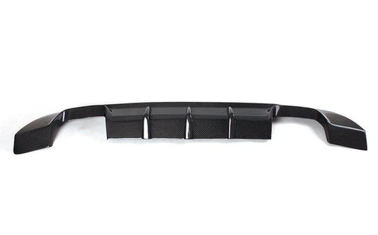 BMW E92 / E93 3 Series - M Tech Carbon Fiber Rear Diffuser w/ Quad Exhaust