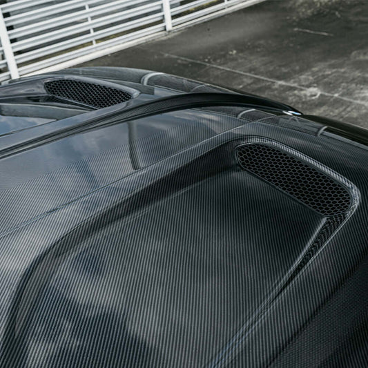 BMW M5 G90 - SOOQOO Prepreg Carbon Fiber Vented Hood