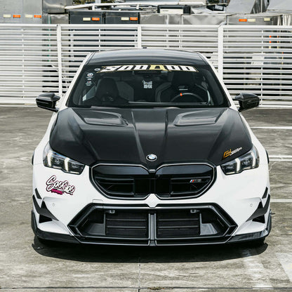BMW M5 G90 - SOOQOO Prepreg Carbon Fiber Vented Hood