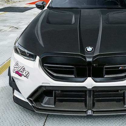 BMW M5 G90 - SOOQOO Prepreg Carbon Fiber Vented Hood