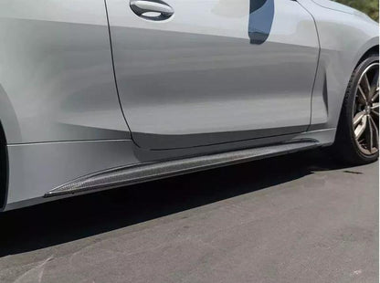 BMW G22/G23 4 Series - MP Style Carbon Fiber Side Skirts