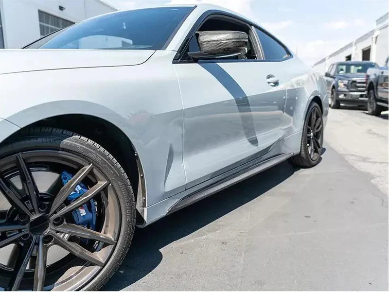 BMW G22/G23 4 Series - MP Style Carbon Fiber Side Skirts